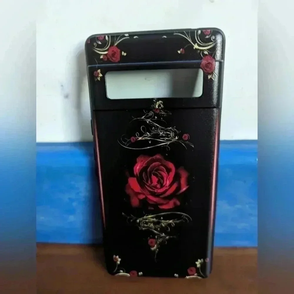 Google Pixel 6 Pro Case-Red Rose (NWT)